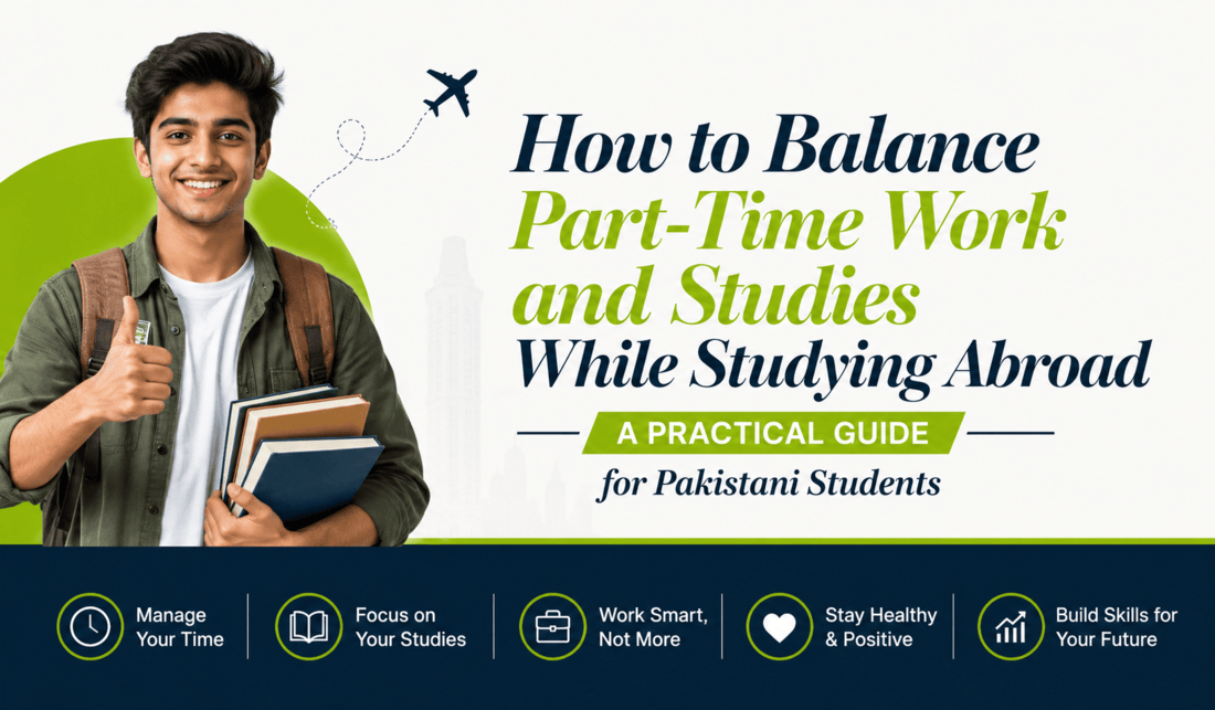  How to Balance Part-Time Work and Studies While Studying Abroad: A Practical Guide for Pakistani Students
