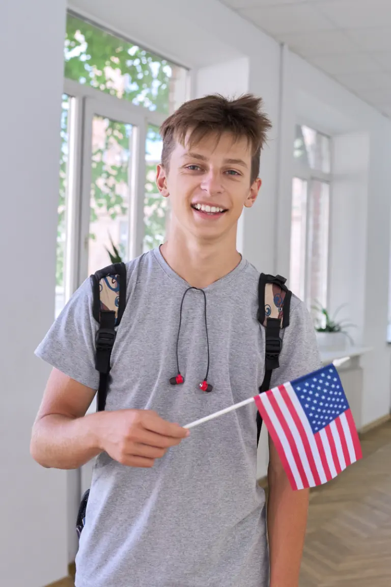 International students studying on a university campus in the United States, guided by Global Education Gateway